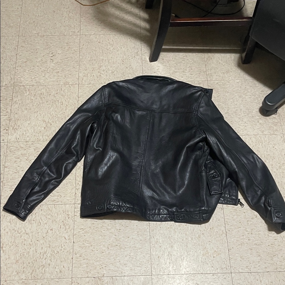 Tommy Hilfiger Leather Harrington Collar - Picture 4 of 4